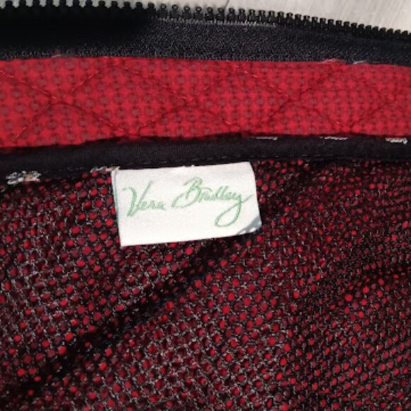 SOLD Vera Bradley Retired Black Floral 4-Piece Tote Bag Duffle Bag Garment Bag - Picture 12 of 16